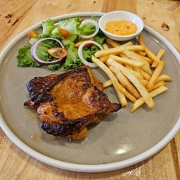 สเต็กไก่BBQ