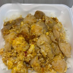 ไก่นุ่ม สุกี้แห้งไข่ข้น