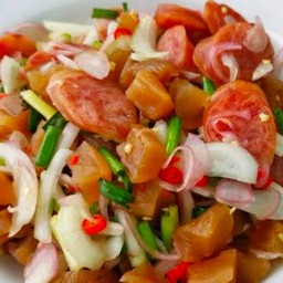 ยำไชโป๊ว+กุนเชียง