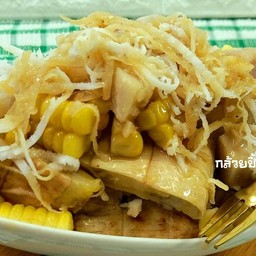 กล้วยปิ้งทรงเครื่องข้าวโพดมะพร้าว