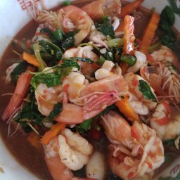 Seafood Basil As a Side Dish