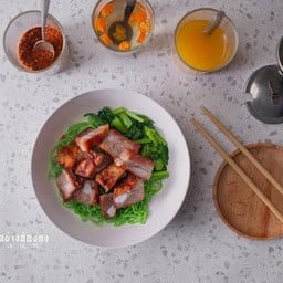 บะหมี่ซี่โครงหมูแห้ง