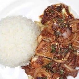 ข้าวน้ำตกไก่ย่าง