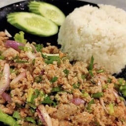 ข้าวลาบหมู