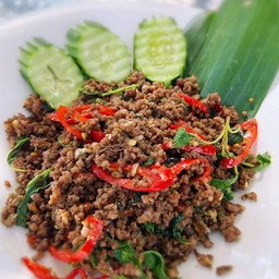 กะเพาเนื้อแชมป์โลก