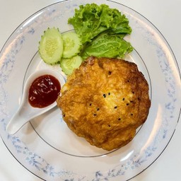 ข้าวไข่เจียวไก่สับ