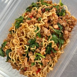 ผัดมาม่าขี้เมา(หมู)