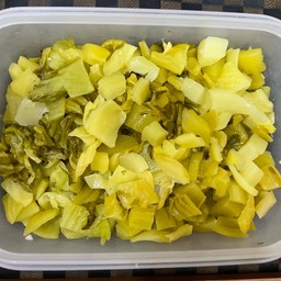 ผักกาดดองใส่ข้าวซอย