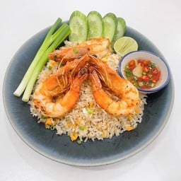 ข้าวผัดกุ้งสด
