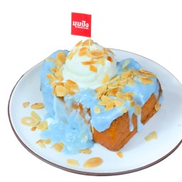 โทสต์อัญชันมะพร้าวอ่อนลาวา