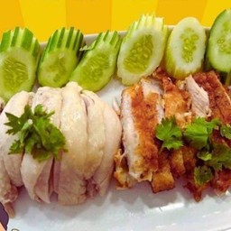 ข้าวมันไก่ผสม