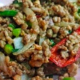 หมูสับผัดปลาเค็ม