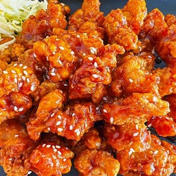 ไก่ทอดกรอบ ซอสสไปซี่
