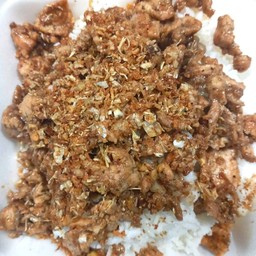 ข้าวไก่กระเทียม