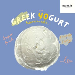 กรีกโยเกิร์ต สูตรไม่เติมน้ำตาล 1 สกูป (80g) ฟรีน้ำผึ้ง🍯