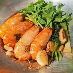 กุ้งอบวุ้นเส้น