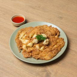 ไข่เจียวเนื้อปูก้อน