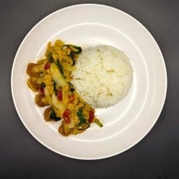 เมนูหมูเด้ง(ราดข้าว)