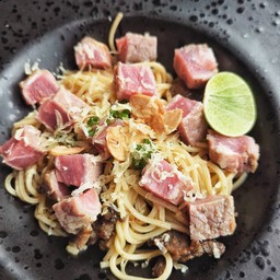 สปาเก็ตตี้มันเนื้อ