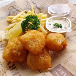 [อร่อยซ่ากับโค้ก] Fish&Chip +  สไปรท์ ออริจินัล (กระป๋อง) 