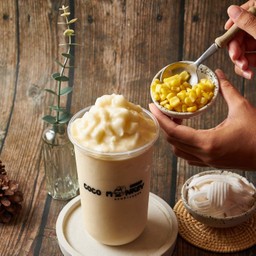 มะพร้าวนมสดปั่นข้าวโพดหวาน