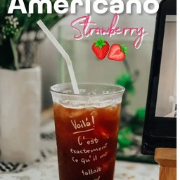 อเมริกันโน่เลม่อนสตอเบอรี่ โซดา