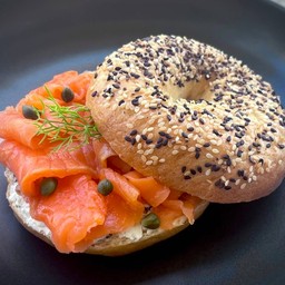 Salmon Cream Cheese Healthy bagel