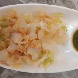 แมงกระพรุนลวกจิ้ม+น้ำจิ้มซีฟู๊ดส์