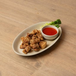 หมูสามชั้นทอดน้ำปลา