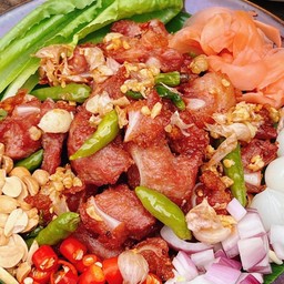 ⭐️ข้าวแหนมทอด ⭐️ หนองกุง ศิลา      แหนมทอด กระดูกหมูทอด แหนมกระดูกหมู ปลาส้มทอด ปลาส้ม  แหนมเอ็นไก่ท