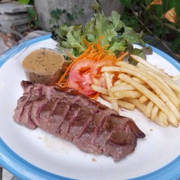[อร่อยซ่ากับโค้ก] สเต็กเนื้อ ออสเตรเลีย +  โค้ก ออริจินัล (กระป๋อง) 