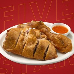 ไก่ต้มน้ำปลาทอด