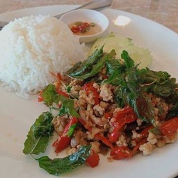 ข้าวกระเพราหมูสับ