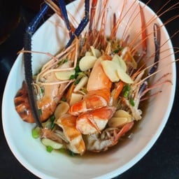 กุ้งผัดซอสสิงคโปร์