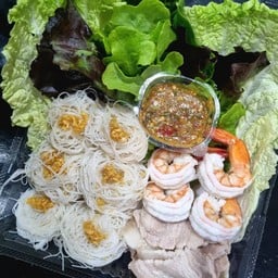 เมี่ยงกุ้ง + สามชั้น