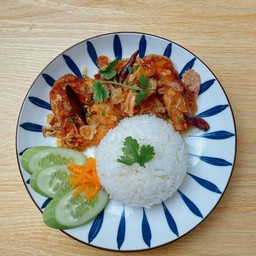 กุ้งทอดซอสมะขาม