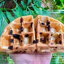 วาฟเฟิล ลูกเกด+อัลมอนต์