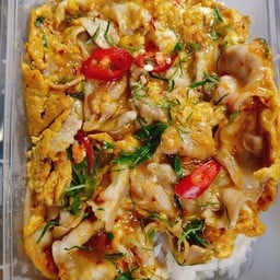 ข้าวห่อหมกกระทะ-สามชัน🐖