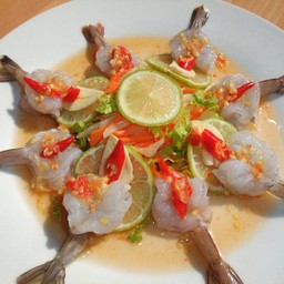 กุ้งแช่มะนาว