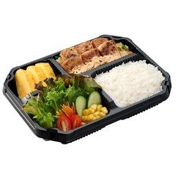 เทปันยากิ หมูซอสลาวา เบนโตะ