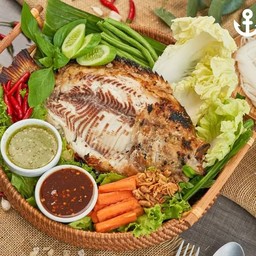 ปลาทับทิมเผาเกลือ (ตามขนาด)