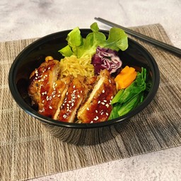 หมี่เหลืองไก่เทอริยากิ