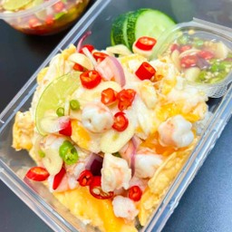 ข้าวไข่ยู่ยี่กุ้ง