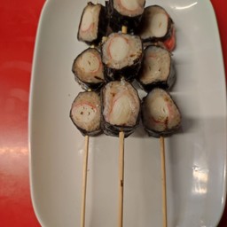 ไก้จ๊อสอดใส้ปูอัดห่อสาหร่าย