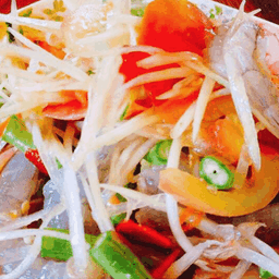 ตำกุ้งสด