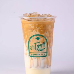 สมหวังดังใจ (นมคาราเมล+กาแฟโบราณ)