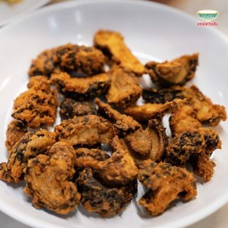 เห็ดออรินจิชุบแป้งทอด