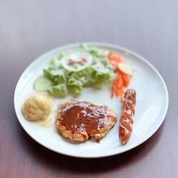 สเต็กหมู ซอสหม่าล่า