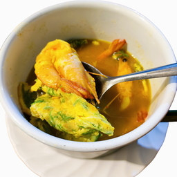 แกงส้มไข่ชะอมกุ้ง(ถ้วย)