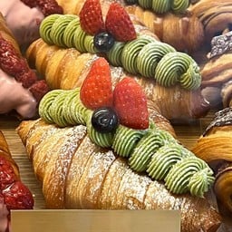 Matcha Strawberry Croissant